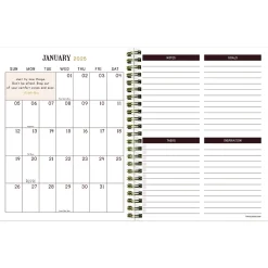 2025 Planners|TF Publishing 2025 Victorian Blooms 6.5" x 8" Weekly & Monthly Planner, Paperboard Cover, Multicolor (25-9222)