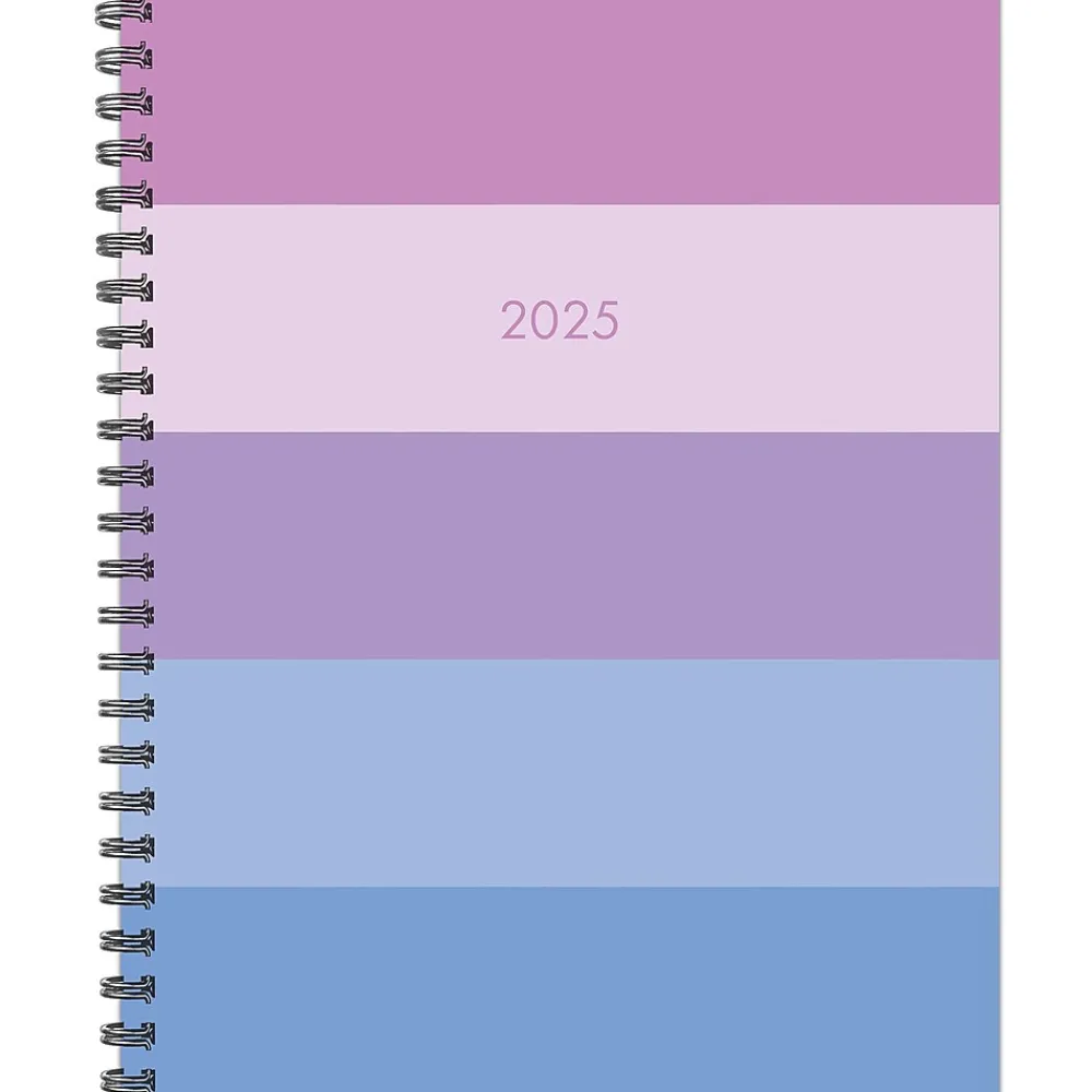 2025 Planners|Willow Creek 2025 8.5" x 11" Weekly & Monthly Planner Cover, Soft Stripe (48610)