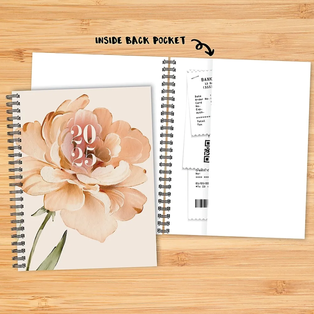 2025 Planners|Willow Creek 2025 8.5" x 11" Weekly & Monthly Planner Cover, Peony (47385)