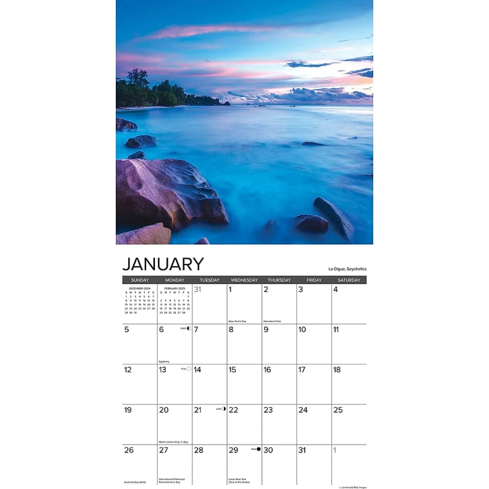 2025 Calendars|Willow Creek 2025 Ah,The Beach! 12" x 12" Monthly Wall Calendar (41246)