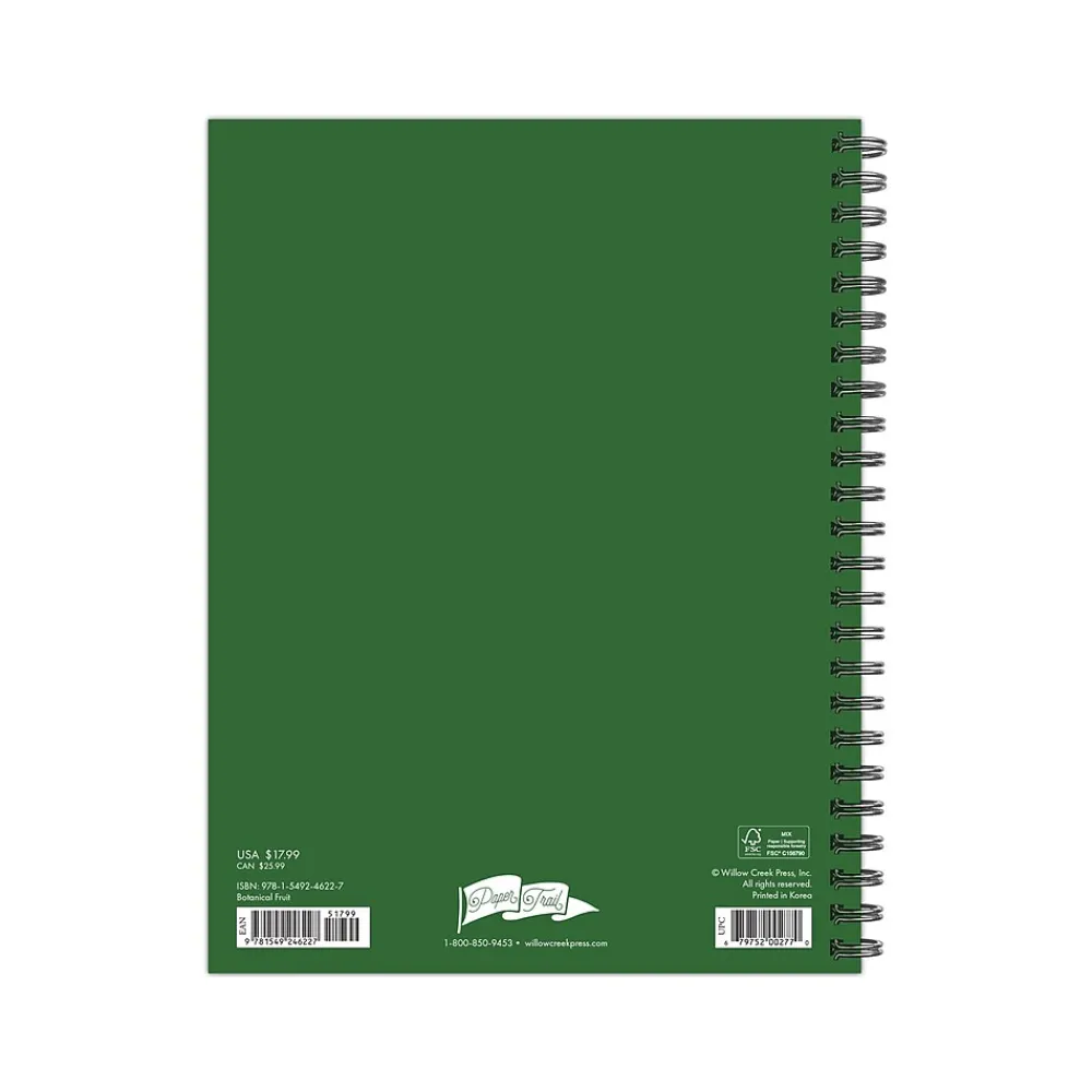 Academic Planners|Willow Creek 2024-2025 Botanical Fruit 6.5" x 8.5" Academic Weekly & Monthly Planner, Softcover, Multicolor (46227)