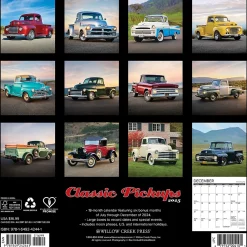 2025 Calendars|Willow Creek 2025 Classic Pickups 12" x 12" Monthly Wall Calendar (42441)