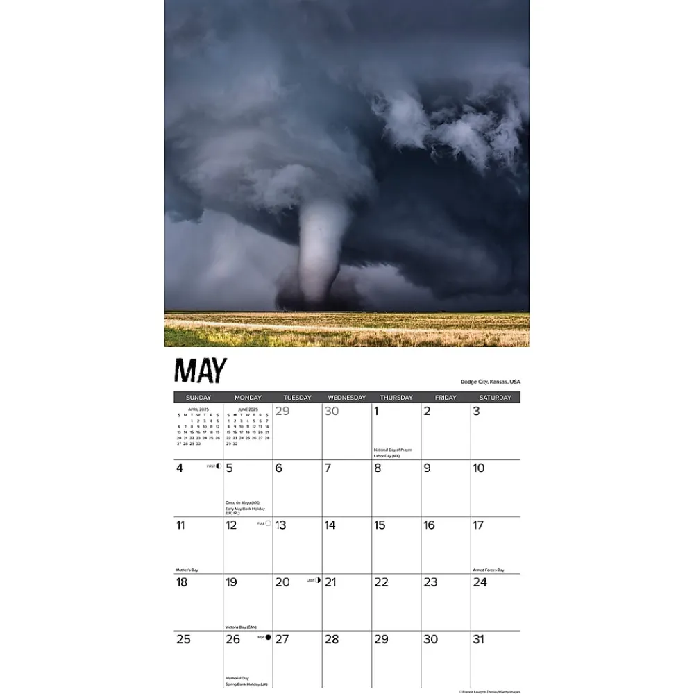 2025 Calendars|Willow Creek 2025 Extreme Weather 12" x 12" Monthly Wall Calendar (42854)
