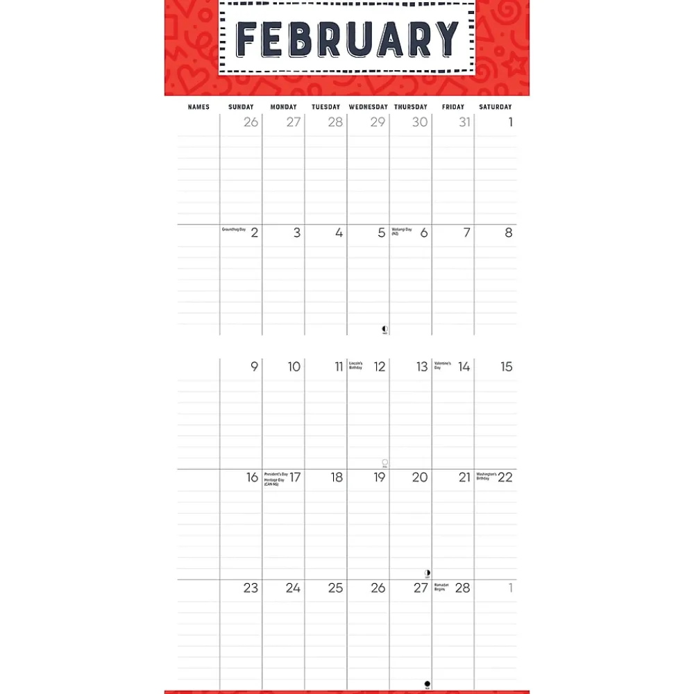 2025 Calendars|Willow Creek 2025 Family Planner 12" x 12" Monthly Wall Calendar (42861)