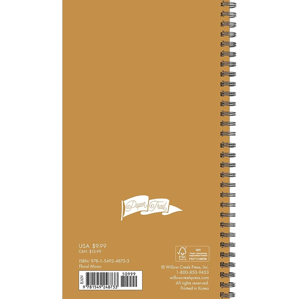 2025 Planners|Willow Creek 2025 Floral Moon 3.5" x 6.5" Weekly Planner Cover, Multicolored (48733)