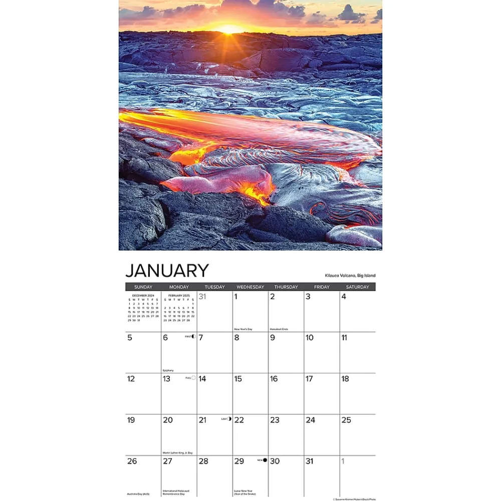 2025 Calendars|Willow Creek 2025 Hawaii 12" x 12" Monthly Wall Calendar (43301)