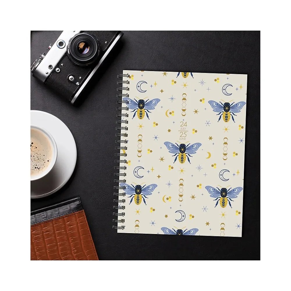 Academic Planners|Willow Creek 2024-2025 Honeybee 6.5" x 8.5" Academic Weekly & Monthly Planner, Paper Cover, Multicolor (47446)