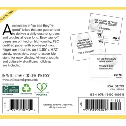 2025 Calendars|Willow Creek 2025 LOL Jokes 6" x 5.5" Day-to-Day Calendar (40935)