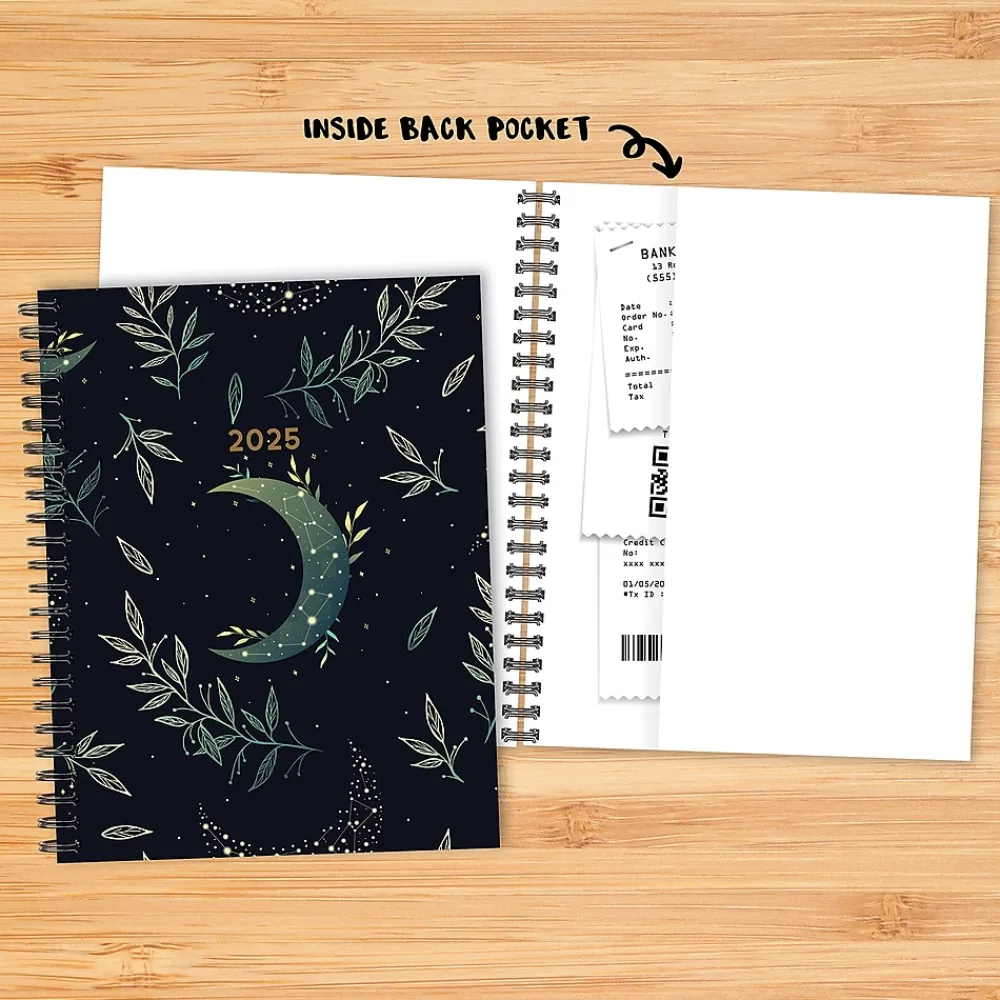 2025 Planners|Willow Creek 2025 Moonlight Mystique 8.5" x 11" Weekly Planner Cover, Multicolored (47361)