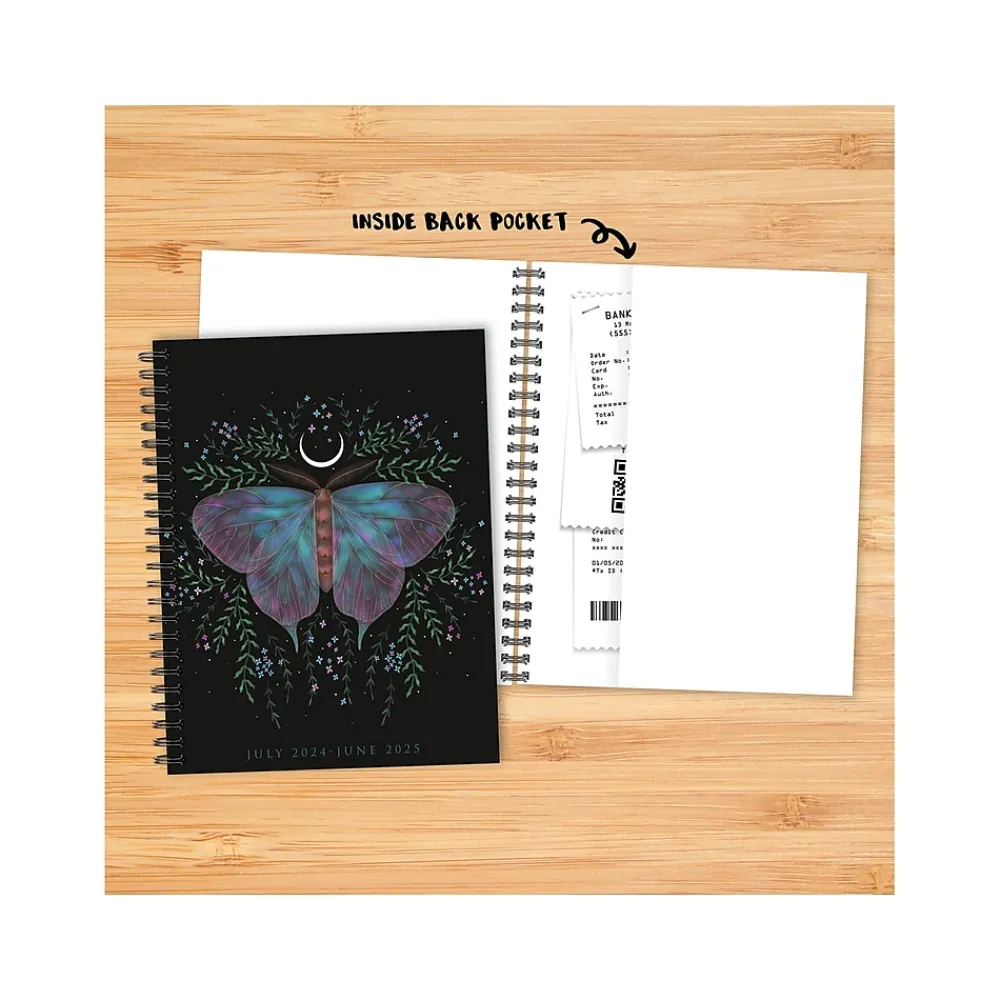 Academic Planners|Willow Creek 2024-2025 Mystic Butterfly 6.5" x 8.5" Academic Weekly & Monthly Planner, Paper Cover, Multicolor (47460)
