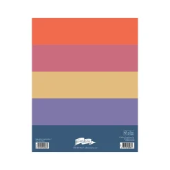 Academic Planners|Willow Creek 2024-2026 One-Step Stripe 7.5" x 9.5" Academic Monthly Planner, Paper Cover, Multicolor (47637)