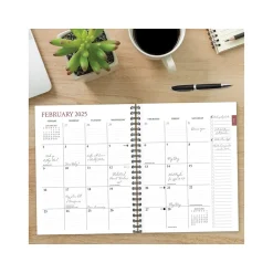 Academic Planners|Willow Creek 2024-2025 Vintage Floral 8.5" x 11" Academic Weekly & Monthly Planner, Paper Cover, Multicolor (47613)