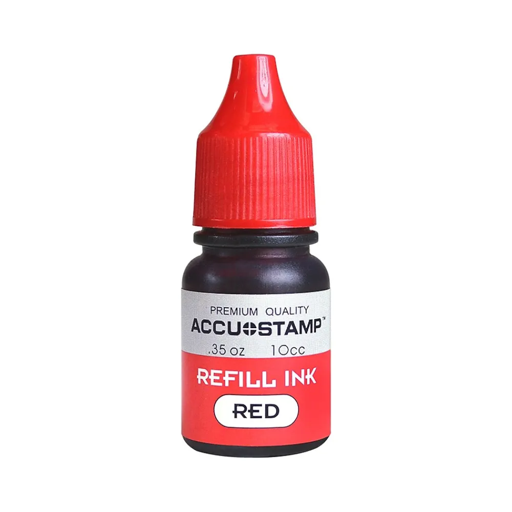 Stamps & Stamp Pads|Accu-Stamp 2 Pre-Inked Stamp, "Do Not Bend", Red Ink (035633)