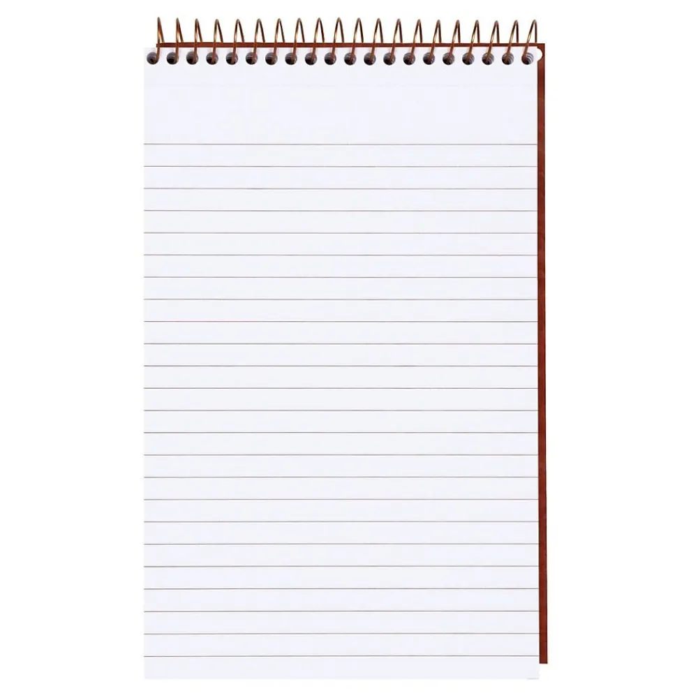 Notepads|Ampad Gold Fibre Notepad, 5" x 8", College Ruled, White, 80 Sheets/Pad (20-007)