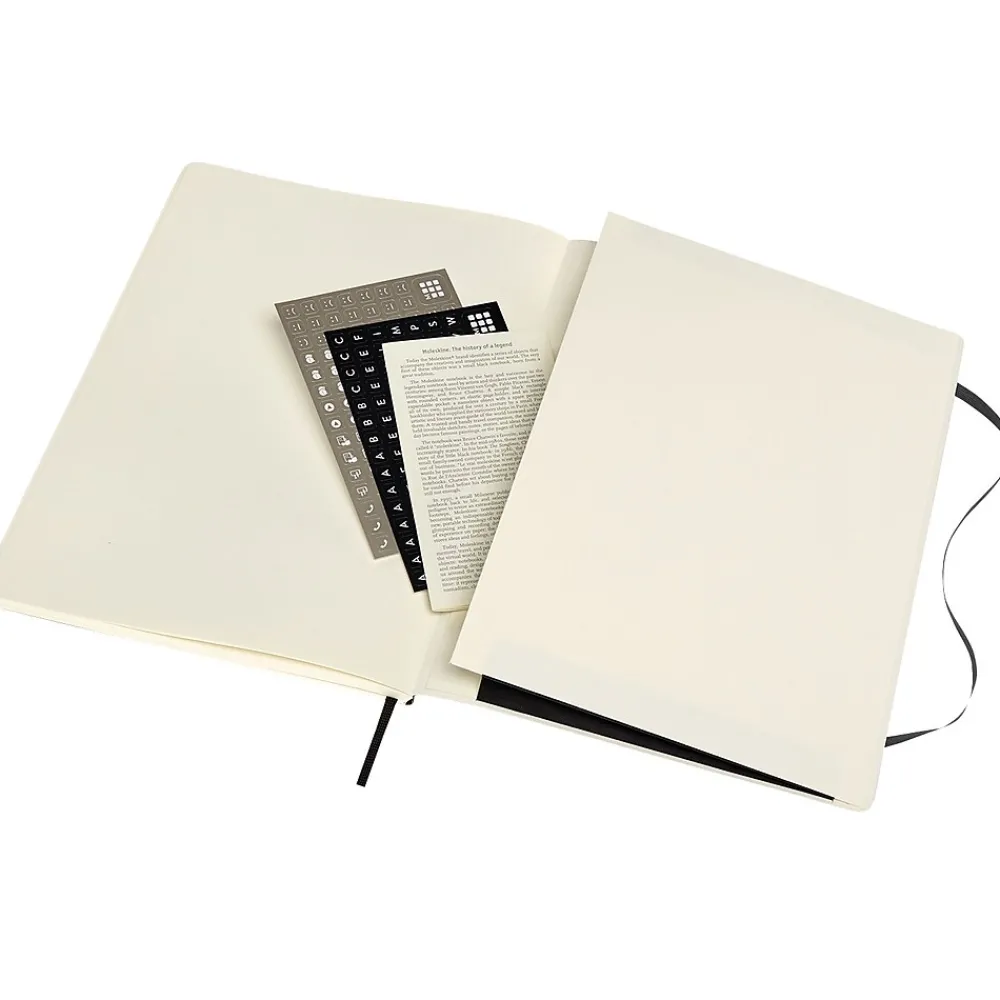 Notebooks|Assorted Publishers Professional Notebooks, 7.5" x 9.75", Narrow Ruled, 96 Sheets, Black (620831)