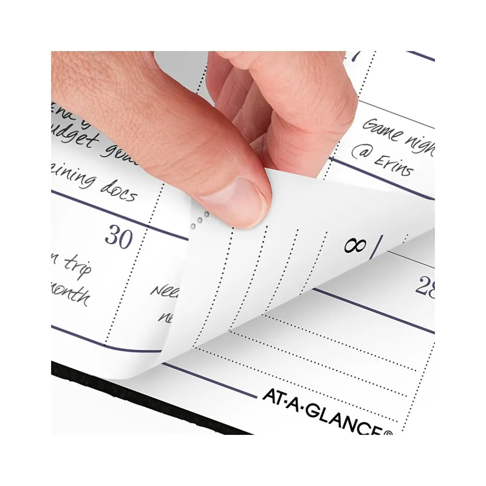 Journals|AT-A-GLANCE Fine Diary Pocket Hardcover 2025 Weekly and Monthly Diary, 2.75" x 4.25", Ruled, Black (72-01-05-25)