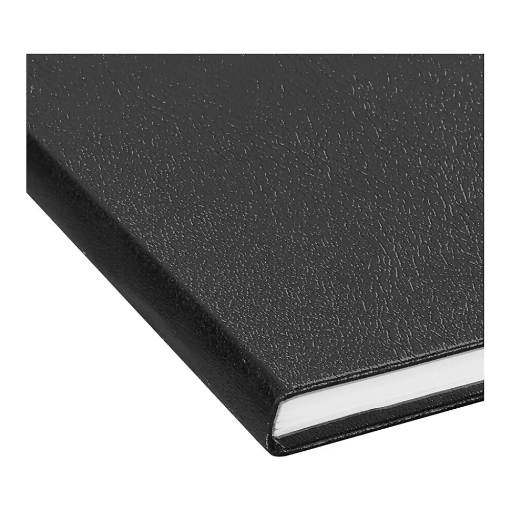 Journals|AT-A-GLANCE Fine Pocket Hardcover Diary, 3" x 5", Ruled, Black (70-1111-05-25)