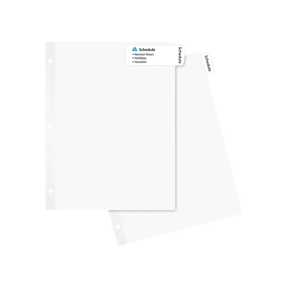 Dividers|Avery Big Tab Printable Divider, 8-Tab, White (14437)