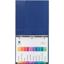 Dividers|Avery Customizable Table Of Contents Ready Index Pre-Printed Paper Divider, 10-Tab, White, 3/Pack (11072)