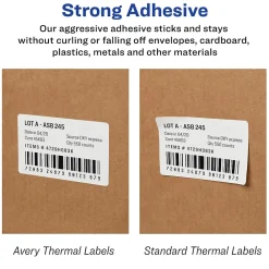 Labels|Avery Direct Thermal Roll Multipurpose Labels, 1-1/8