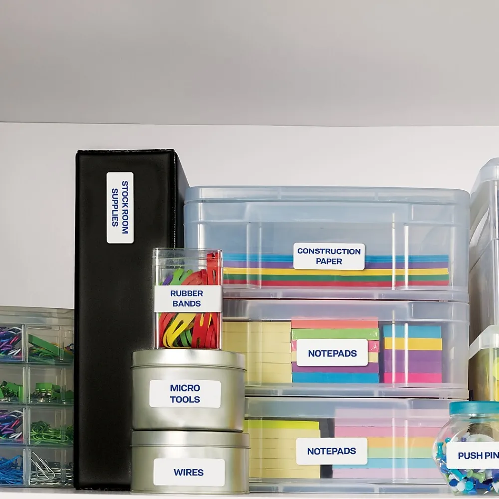 Labels|Avery Easy Peel Laser/Inkjet Address Labels, 1" x 2-5/8", White, 300 Labels/Pack (18660)