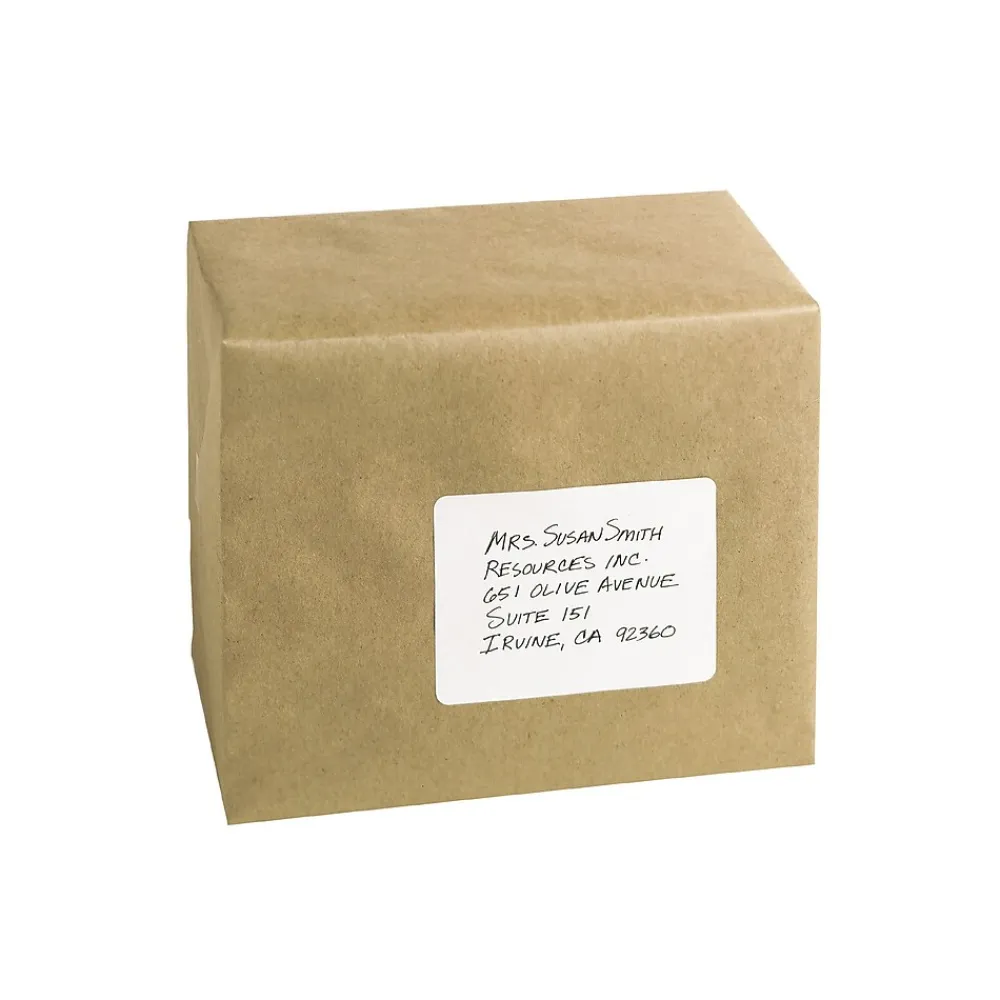 Labels|Avery Laser/Inkjet Multipurpose Labels, 3" x 4",White, 80 Labels/Pack (5453)
