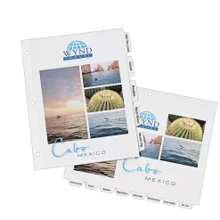 Dividers|Avery Print-On Paper Dividers, 8 Tabs, White, 5 Sets/Pack (11552)
