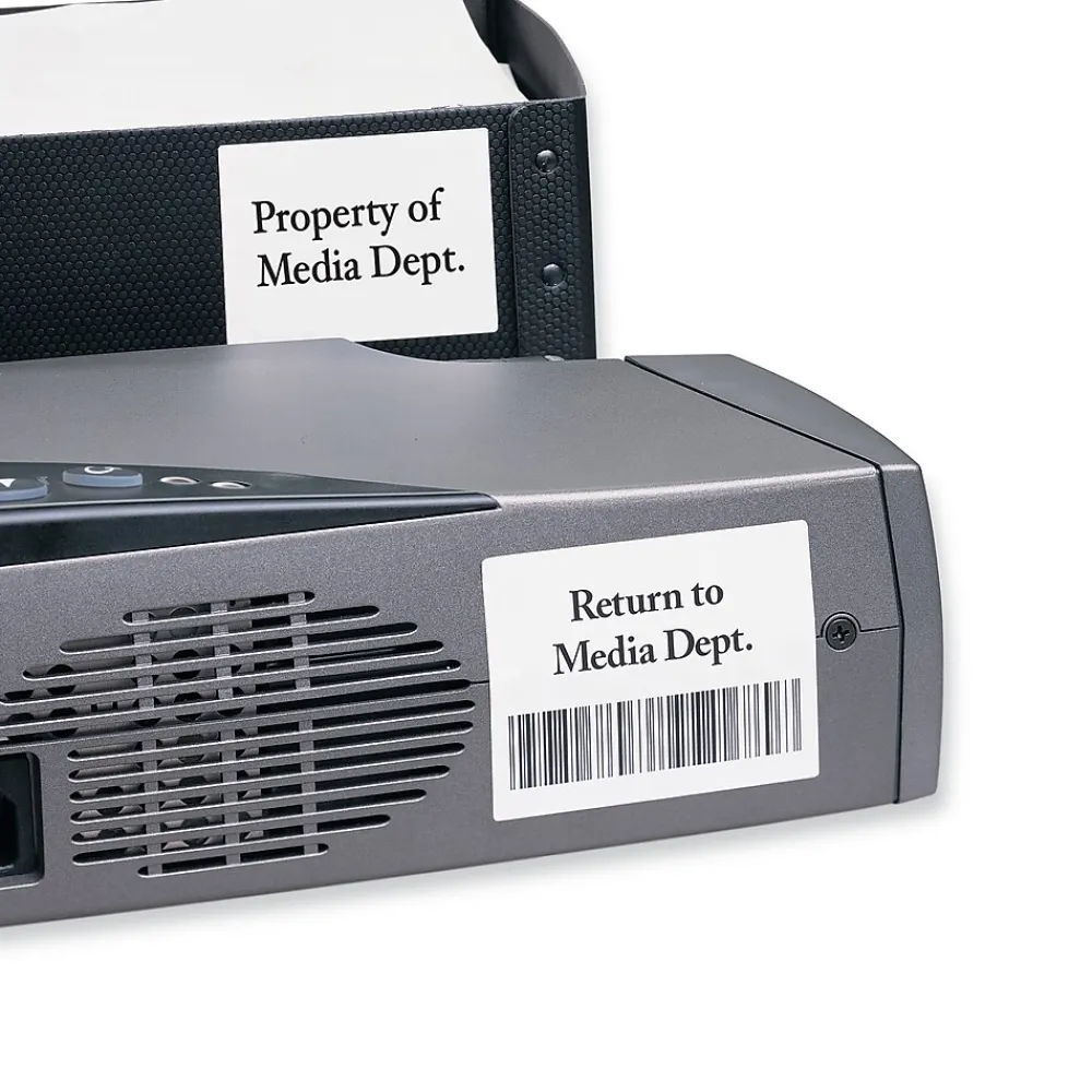 Labels|Avery TrueBlock Laser Durable ID Labels, 2" x 2-5/8", White, 750 Labels/Box (6578)