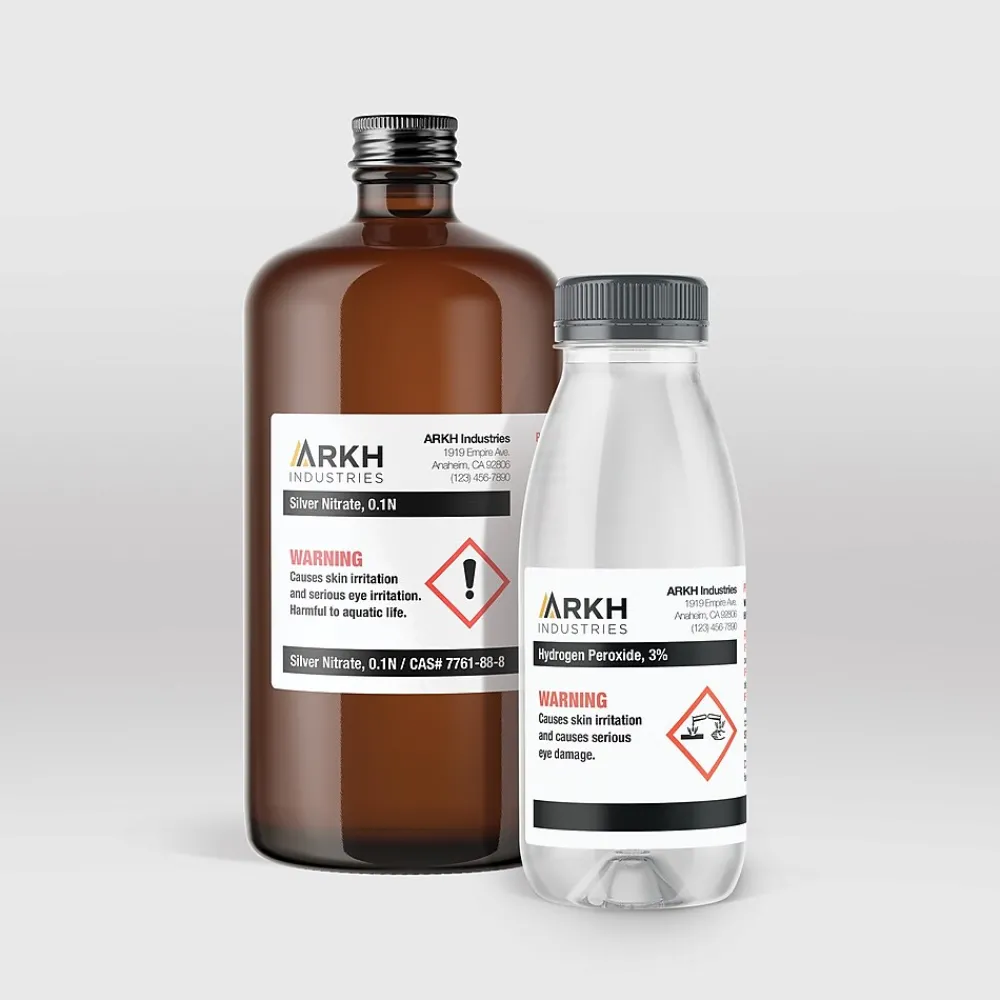 Labels|Avery UltraDuty Waterproof Laser GHS Chemical Labels, 2" x 4", White, 500 Labels/Box (60505)