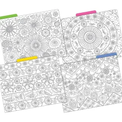 File Folders|Barker Creek Color Me! File Folder Set, 1/3-Cut Tab, Letter Size, 24/Set (4134)