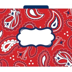 File Folders|Barker Creek File Folder Set, 1/3-Cut Tab, Letter Size, Western, 24/Set (4136)