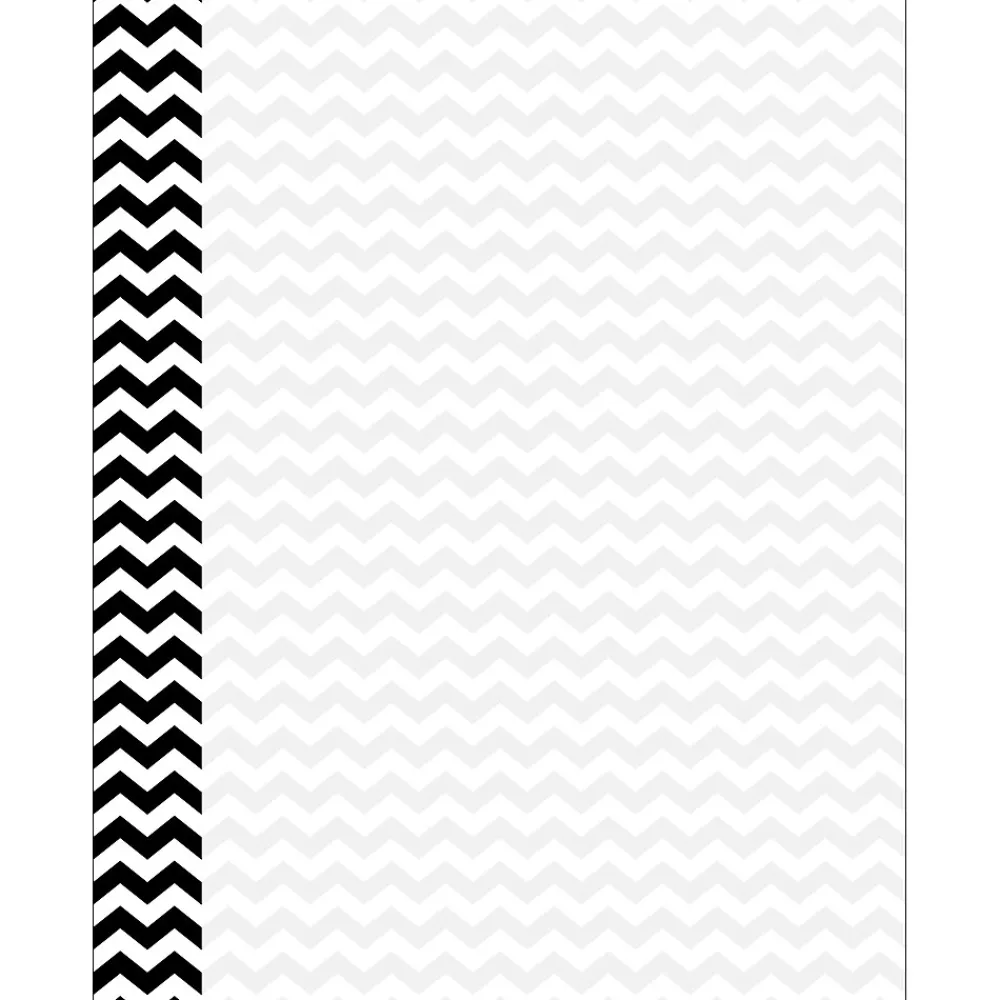File Folders|Barker Creek Get Organized File Folder Set, 1/3-Cut Tab, Letter Size, Chevron Nautical, 107/Set (138)