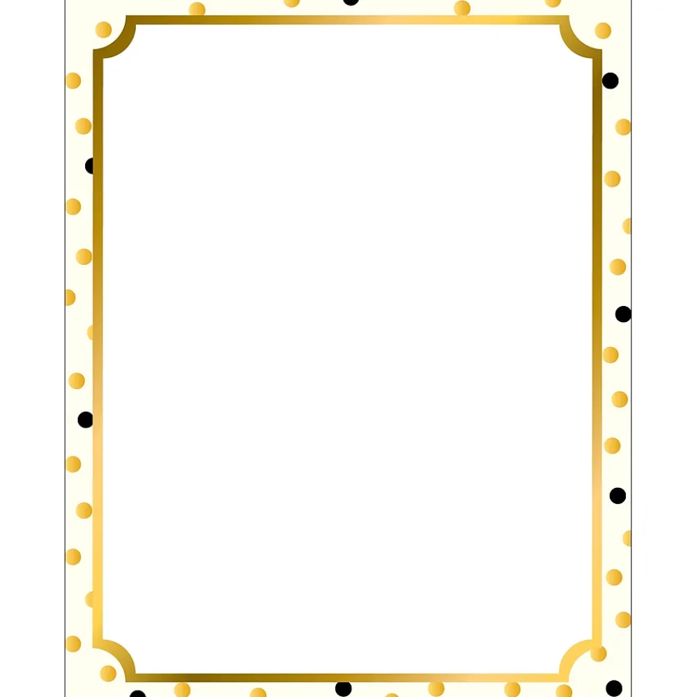 File Folders|Barker Creek Get Organized File Folder Set, 1/3-Cut Tab, Letter Size, Gold, 107/Set (139)