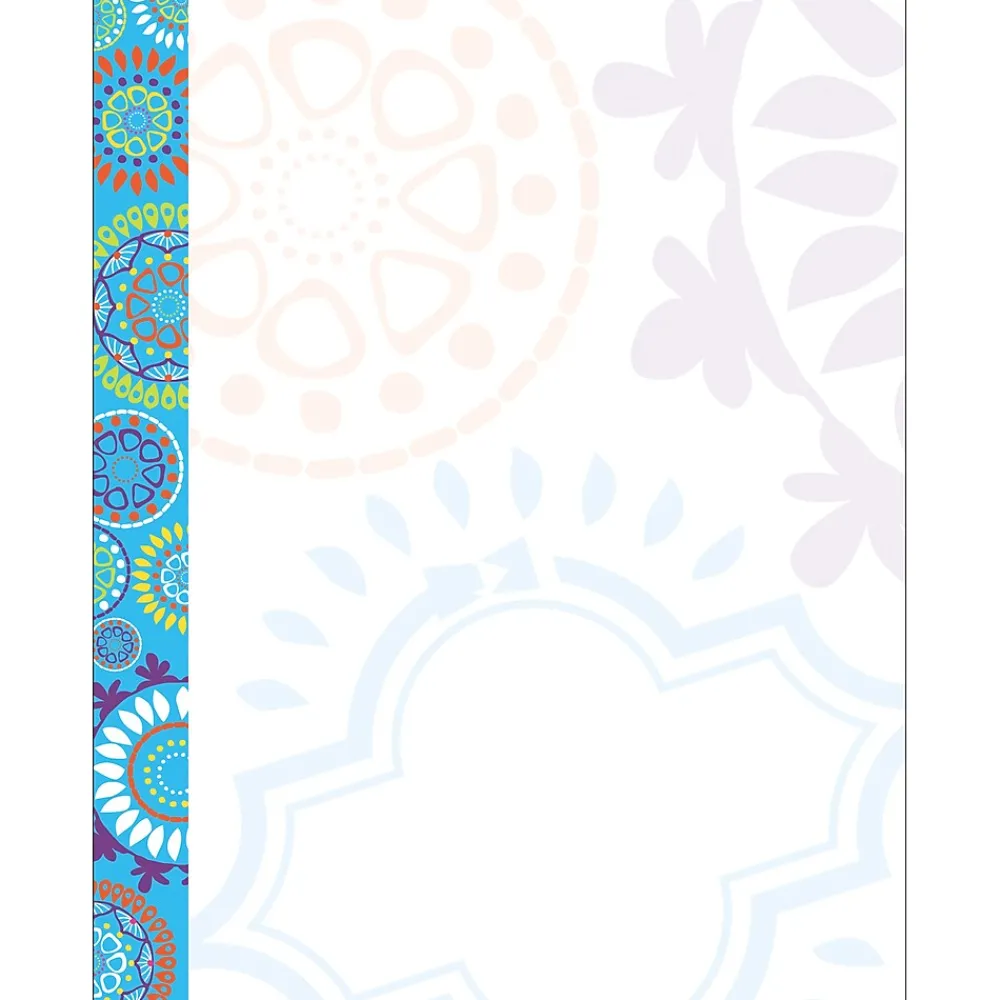 File Folders|Barker Creek Moroccan File Folder, 1/3-Cut Tab, Letter Size, Assorted, 107/Set (141)