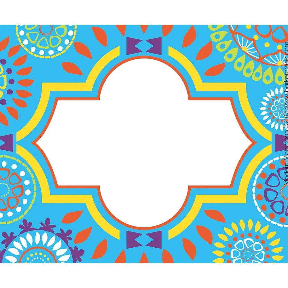 File Folders|Barker Creek Moroccan File Folder, 1/3-Cut Tab, Letter Size, Assorted, 107/Set (141)