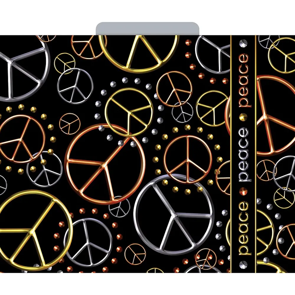 File Folders|Barker Creek Peace Letter-Size File Folders, 24/Set (BC3954)