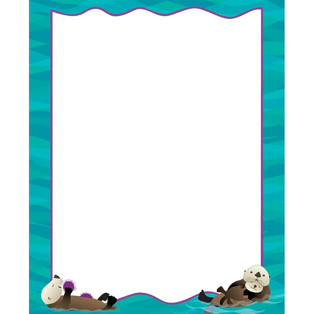 File Folders|Barker Creek Sea & Sky Otters On-Trend Organizer Set, 92/Set (4099)