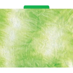 File Folders|Barker Creek Tie-Dye & Ombré File Folder, 1/3-Cut Tab, Letter Size, Assorted, 12/Pack (2014)
