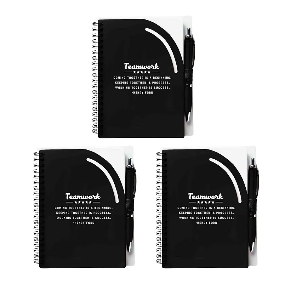 Journals|Baudville Motivational Jotter & Pen Gift Set, 3/Pack (1393663P331)