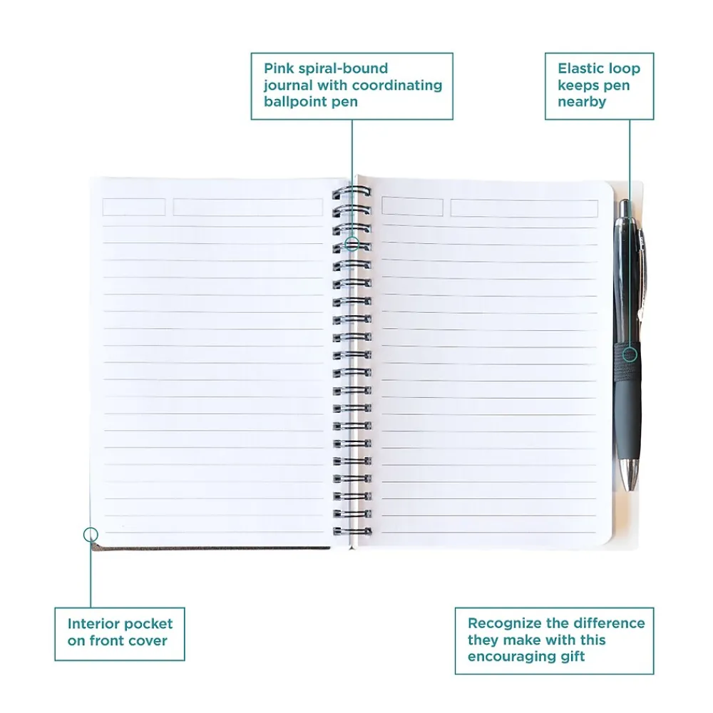 Journals|Baudville Motivational Jotter & Pen Gift Set, 3/Pack (1393663P331)
