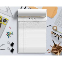 Notepads|Better Office Activity Log Notepad, 8.5