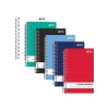 Subject Notebooks|Better Office 3-Subject Notebooks, 5.5" x 9.5", College Ruled, 150 Sheets, 6/Pack (25746-6PK)