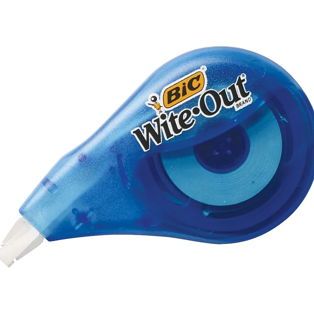 Correction & White-Out|BIC Wite-Out Correction Tape, White, Bulk (WOTAPP1CT)