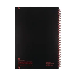 Subject Notebooks|Black N' Red Professional 1-Subject Professional Notebook, 8.25