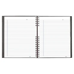 Subject Notebooks|Blueline NotePro 1-Subject Professional Notebooks, 8.5" x 10.75", College Ruled, 100 Sheets, Black (A10200.BLK)