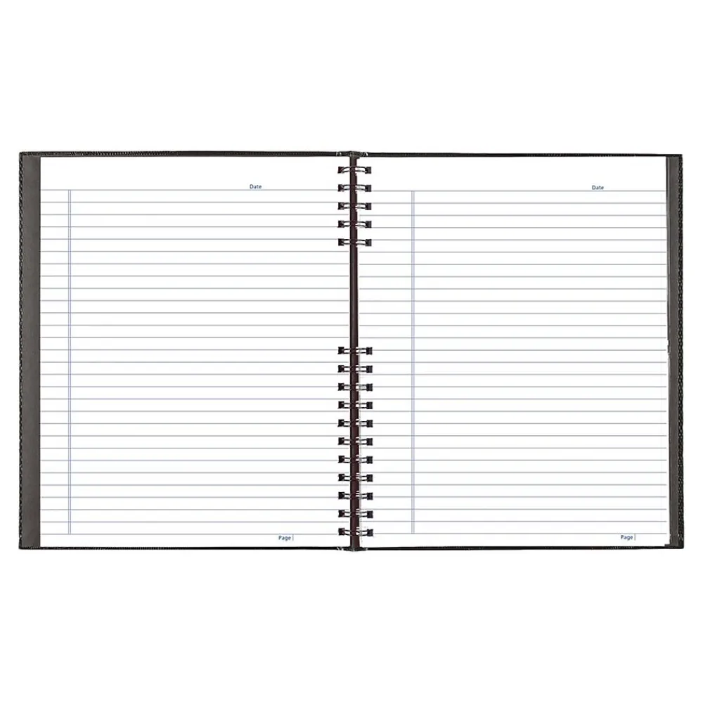 Subject Notebooks|Blueline NotePro 1-Subject Professional Notebooks, 8.5" x 10.75", College Ruled, 100 Sheets, Black (A10200.BLK)