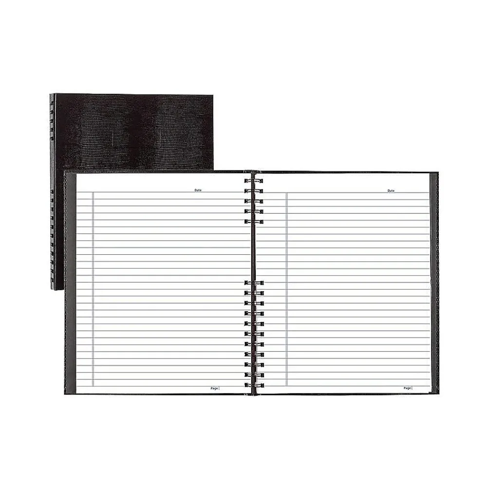 Subject Notebooks|Blueline NotePro 1-Subject Professional Notebooks, 8.5" x 10.75", College Ruled, 100 Sheets, Black (A10200.BLK)