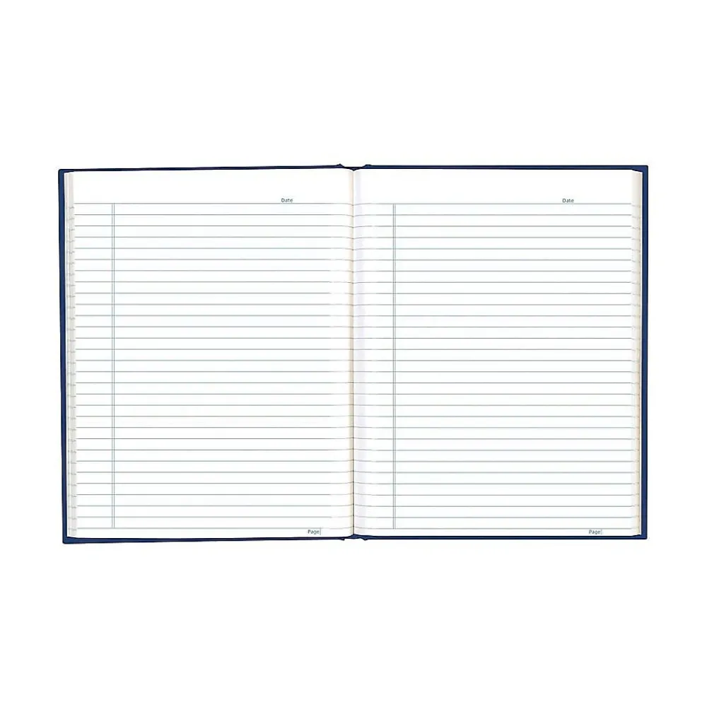 Notebooks|Blueline Professional Notebooks, 7.25" x 9.25", College Ruled, 96 Sheets, Blue (A9.82)