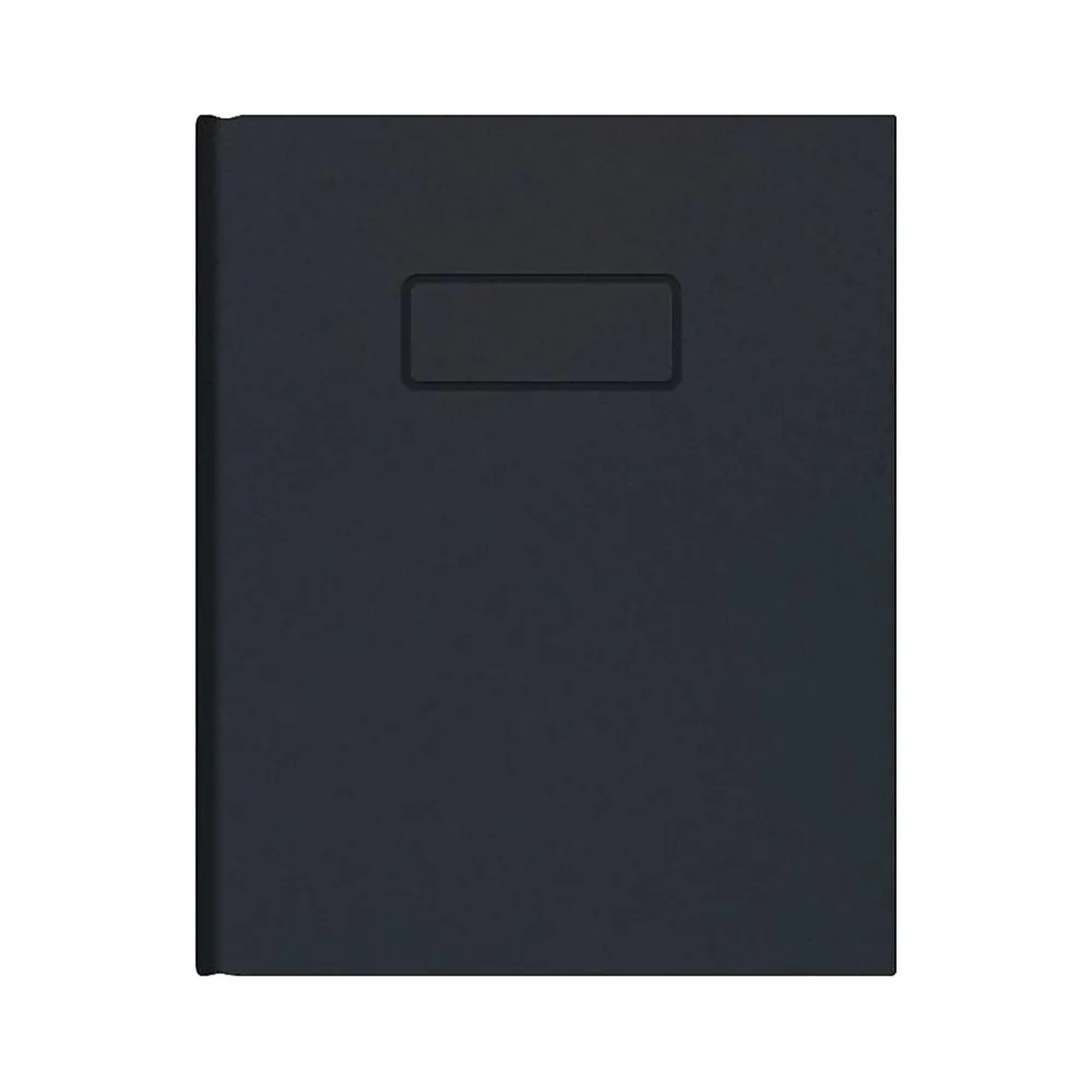 Notebooks|Blueline Professional Notebooks, 7.25" x 9.25", College Ruled, 96 Sheets, Black (A9)