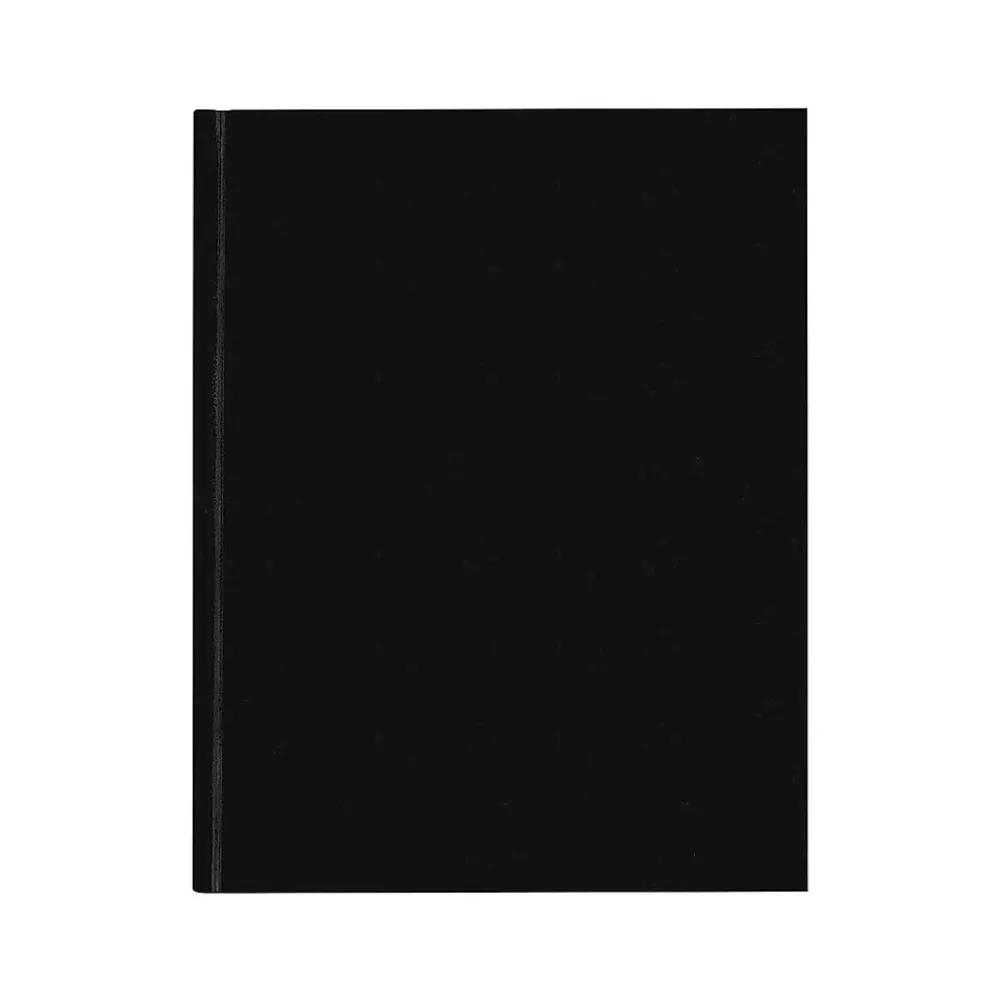 Notebooks|Blueline Professional Notebooks, 7.25" x 9.25", College Ruled, 96 Sheets, Black (A9)